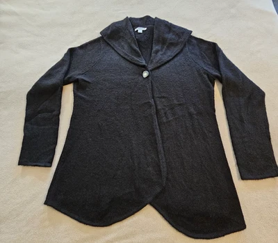 Women's Pendleton Black Wool Blend  1 button Cardigan size XL - Image 1 of 4