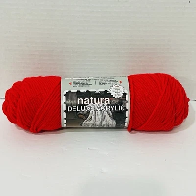 Natura Deluxe Acrylic 3 Oz Scarlet Dye lot 36561 - Image 1 of 4