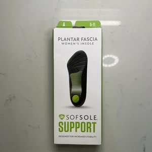 Solette di supporto fascia plantare suola divano donna taglia 5-11 donna nuove scatola aperta - Foto 1 di 5