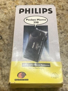 Philips Professional Pocket Memo 398 Mini Cassette Grabadora de Voz Dictado - Imagen 1 de 7