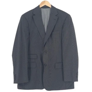 Hugo Boss Super 140 Virgin Wool Black Suit Blazer Vr8 Size EU 50 UK/US 40 - Picture 1 of 9