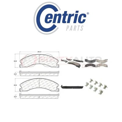 Centric Posi Quiet Ceramic Brake Pads w Shims for 2009-2016 GMC Savana 4500 wq Foto 1 de 4