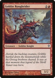 Magic MTG TCG Worldwake 2010 Goblin Roughrider 82/145 - Imagen 1 de 1
