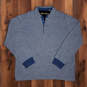 Camisa Polo Robert Graham Manga Larga Para Hombres 2XL Lana Calce Clásico Polo - Imagen 1 de 7