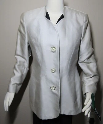 Herbert Grossman by Cynthia Sobel Jacket Size 10 NWT Ivory - Image 1 of 4