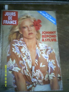 1981 JOURS DE FRANCE SYLVIE VARTAN JOHNNY COLLECTIONS COUTURE KIRAZ - Imagen 1 de 10