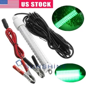 900000000Lumens 12V 126LED Green Underwater Fishing Light Lamp Fish Attract 5m - Picture 1 of 13