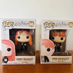 Ron Weasley #71 & Ginny Weasley #58 Funko Pop! Vinyl Harry Potter - Picture 1 of 14
