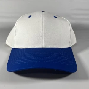 Vintage KC Brand Baseball Hat Cap NOS Deadstock SnapBack Two Tone Blue White - Picture 1 of 11