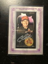 2023 Topps Allen & Ginter CRAIG BIGGIO AUTO Mini Silver Framed 1/9 Astros Card