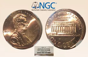 2005 1C Lincoln NGC MS66RD Error 5% Off Ctr Rare Date! - RicksCafeAmerican.com - Picture 1 of 12