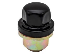 LAND ROVER RR CLASSIC / DISCOVERY 1 / DEFENDER ALLOY WHEEL GLOSS BLACK NUT - Picture 1 of 2