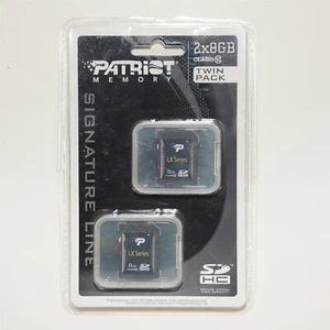 2-Pack Patriot LX Series 8GB SDHC Class 10 SD Memory Card - Picture 1 of 2