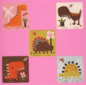 10 Dino Pals - Large Stickers - Party Favors - Rewards - Dinosaurs - Picture 1 of 1