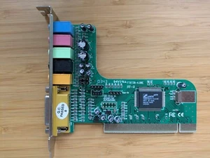 Sound Card  Vivanco FT8738-4.08E CMedia CMI8738 PCI-SCCME8738LX-2 PCI - Bild 1 von 3