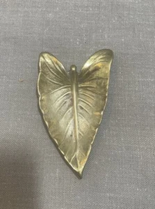 VTG Virginia Metal Crafters 4"x2.5" Solid Brass Calla Lily Leaf 3-33 - Picture 1 of 4