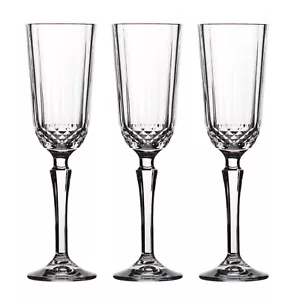 Champagnerflöten Prosecco Gläser Sektglas 3er Set 120ml klar - Bild 1 von 8