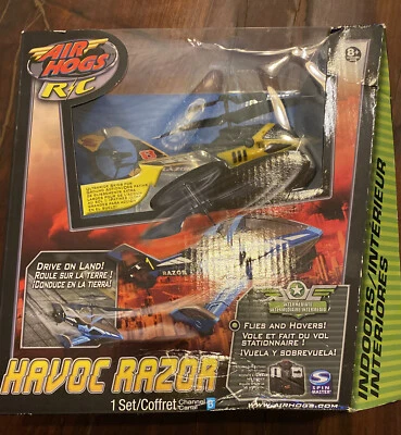 AIR HOGS R/C Havoc Razor HARD TO FIND NEW IN BOX 2009 Yellow & Black - Image 1 of 4