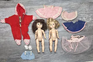 Vintage 8" Cosmopolitan GINGER Doll With RARE CLOTHING Tagged - NICE! (2 Lot) - Picture 1 of 22