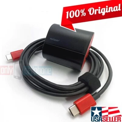 Original Verizon Wall Charger+6FT USB-C Cable Kit for iPhone 16/15/Pro/Max/Plus - Image 1 of 4