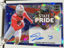 Jaxon Smith-Njigba 2023 Leaf Metal AUTO STATE PRIDE Crystal 3/6 Seahawks MINT!🎁