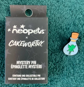 Neopets x Cakeworthy  Neopets Bottle Faerie   Pin  EARTH + BOX + CODES - Picture 1 of 3