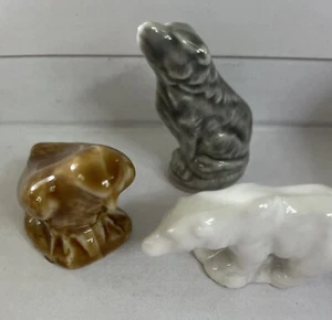 Wade Endangered Series Red Rose Tea Figures Polar Bear Bird Wolf 3 Total - Foto 1 di 6