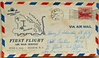 UNITED STATES 1951 BELMAR FIRST FLIGHT TO U.S.S. CURTISS DURING ATOM BOMB TEST