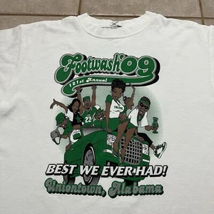 Rare Footwash Alabama 2009 Double Sided T-Shirt Large Best I Ever Had Uniontown - Picture 1 of 8
