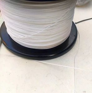 0.9mmX10m White Dyneema Fiber Synthetic Fishing whipping twine Marine rope 140kg - Picture 1 of 14