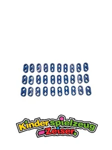 LEGO 30 x Liftarm flach blau Blue Technic Liftarm Thin 1x2 Axl Hole 41677 - Bild 1 von 3