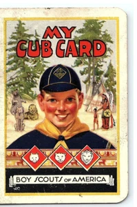 Tarjeta Cub Scouts My Boy America Membresía De Colección 1948 Scouting Firmada - Imagen 1 de 4