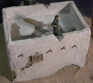 FoG Modelle 1/35 Maßstab nordafrikanisches Haus 2. Weltkrieg DAK Militärdiorama Kit Wüste - Bild 1 von 4