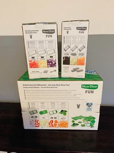 Nicer Dicer Fun Spezial Edition Croco 13 Teilig + Messerset & Reibenset - Bild 1 von 3
