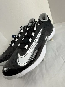 Nike Alpha Huarache Elite 4 niedrige Baseballschuhe Herren 14 DJ6521-011 schwarz weiß - Bild 1 von 13