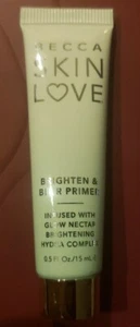 BECCA SKIN LOVE BRIGHTEN & BLUR PRIMER .5 oz. BIGGER TRAVEL HALF OF FULL SIZE - Picture 1 of 1