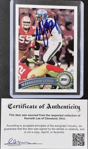 Marshawn Lynch - Auto - 2011 Topps Football - CoA #336 - Bild 1 von 1