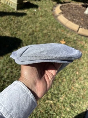 Gorra de conducir Stetson de algodón azul claro XL, EC! Foto 1 de 4