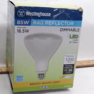 Westinghouse 85-Watt Equivalent Bright White R40 Dimmable LED Light Bulb - Image 1 of 4