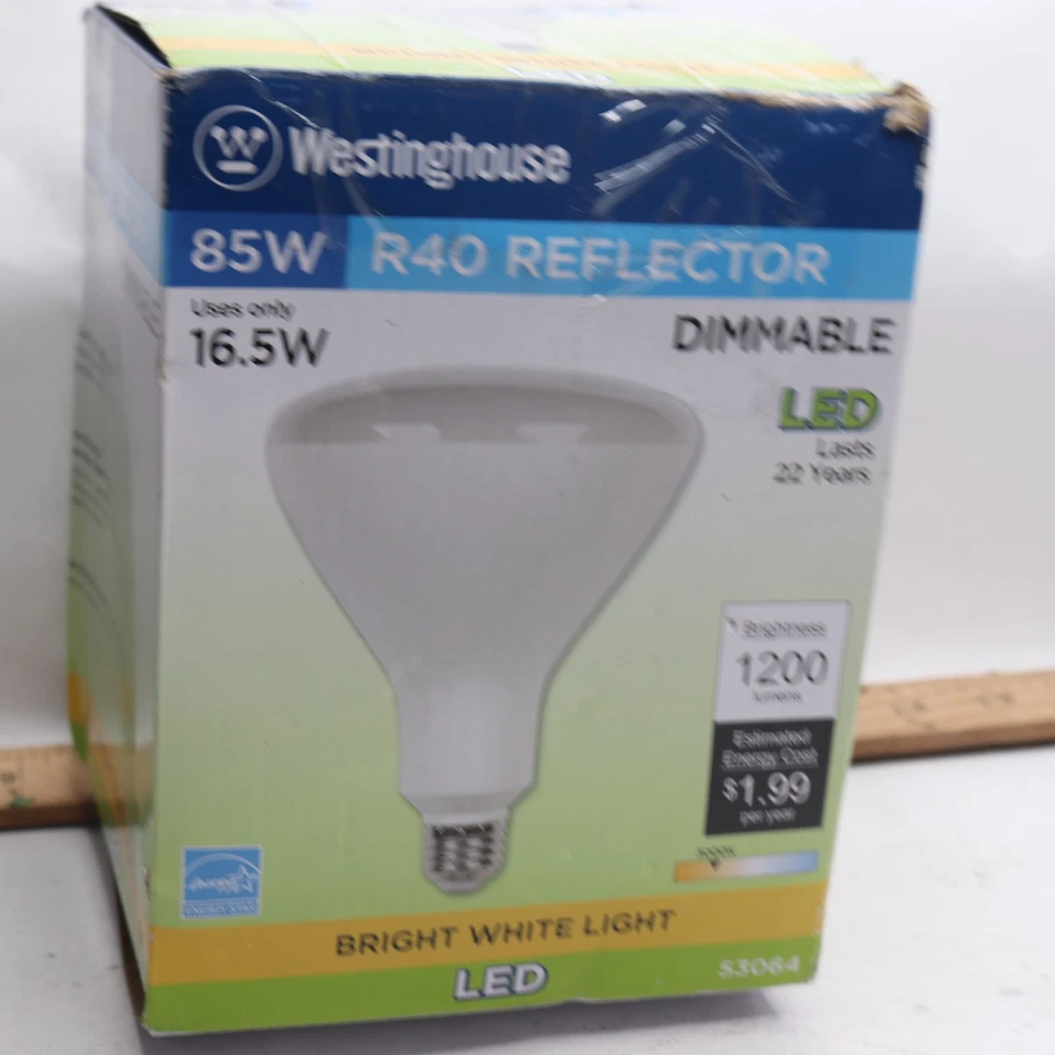 Westinghouse 85-Watt Equivalent Bright White R40 Dimmable LED Light Bulb - Image 1 of 4
