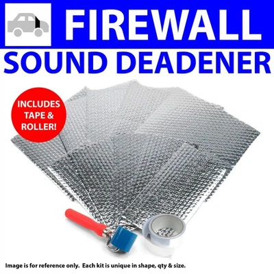 Amortiguador de calor y sonido VW Karmann Ghia Firewall Kit + Cinta, Rodillo 9045Cm2  Foto 1 de 4