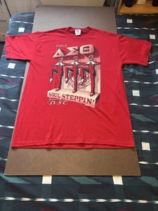 Vintage 90s-Y2K AOE Soul Steppin Sorors Of DSL Graphic Gillustrations T Shirt L* - Picture 1 of 9