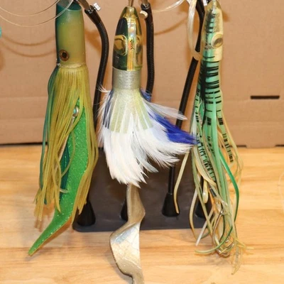 Lote 3 Señuelos de Trolling Mono Aparejados Big Game 7-10" Atún Wahoo Big Game Sevenstrand+ Foto 1 de 4