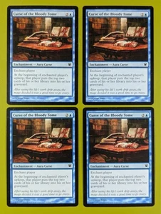 Curse of the Bloody Tome x4 Innistrad 4x Magic the Gathering MTG - Picture 1 of 1
