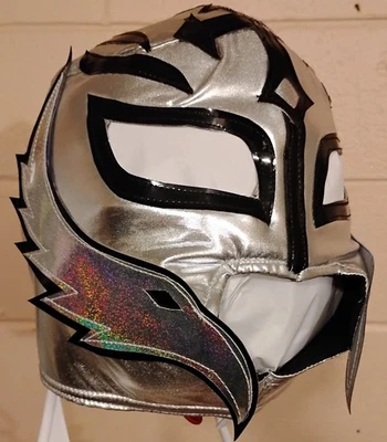 Máscara de lucha Ray Mysterio tamaño adulto, AAA, WWE. Foto 1 de 4