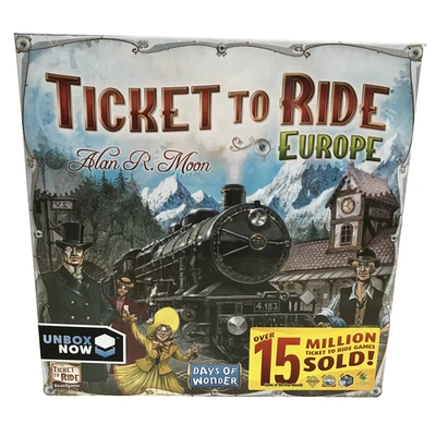 Ticket to Ride Europe Board Game by Days of Wonder 2-5 Players Age 8+ Sealed New - Image 1 of 4