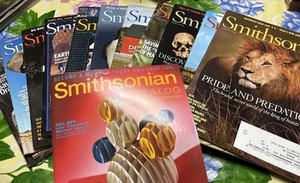 SMITHSONIAN MAGAZINE COMPLETE YEAR 2010 (12 ISSUES) With Holiday 2010 Catalog - Picture 1 of 14