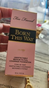 TOO FACED BORN THIS WAY COVERAGE FOUNDATION # SNOW 1.0 Oz / 30 ml BRAND NEW! - Picture 1 of 3