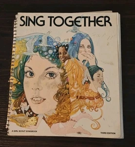 Sing Together A Girl Scout Songbook Vintage 1973 spiralgebundenes Liederbuch - Bild 1 von 24