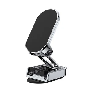 Foldable Strong Magnetic Car Phone Stand Magnet Dashboard Holder Support - Photo 1 sur 13